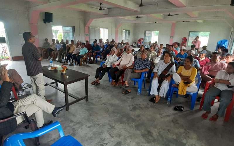 कर्णाली वचत तथा ऋण सहकारी संस्था, बिर्तामोड ४ को आयोजनामा माटो बचाउ अभियान तालिम सम्पन्न।