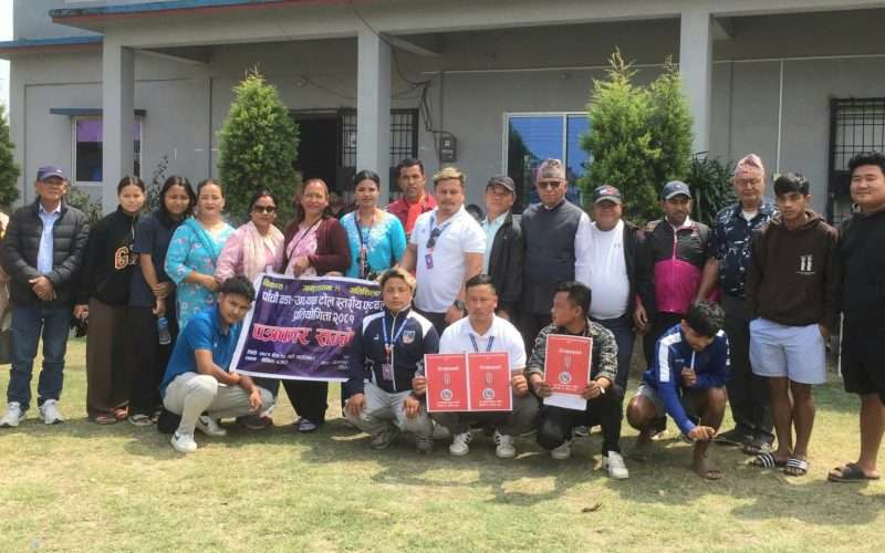 बिर्तामोड १० मा पाचौं वडा-अध्यक्ष टोल स्तरीय फुटबल प्रतियोगिता चैत २४ गते देखि सुरु ।