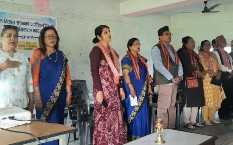 बिर्तामोड १० मा नारी सङ्कल्पको अभिमुखिकरण कार्यक्रम सम्पन्न ।