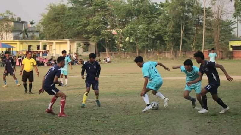 हल्दिबारी वडा १ मा टोल स्तरीय नक-आउट फुटबल प्रतियोगिता उद्घाटन सम्पन्न ।