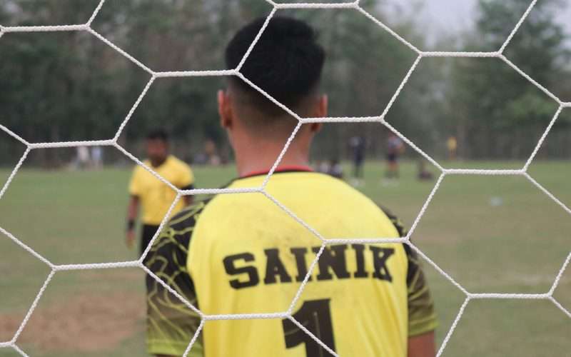 पाँचौ  वडा अध्यक्ष फुटबल प्रतियोगिताको दोस्रो दिन सैनिक टोल बिजयी