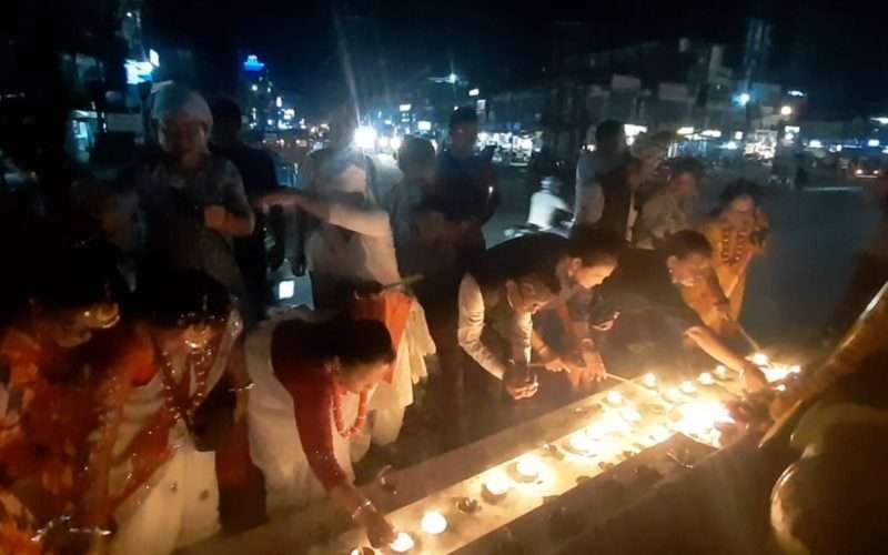 बिर्तामोडमा ९५ औ समाज सुधार दिवस समारोहमा दिप प्रज्वलन कार्यक्रम सम्पन्न ।