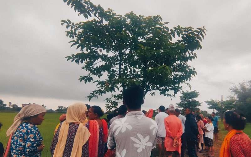 बिर्तामोड-१० मा एक महिलाको शव रुखमा झुण्डिएको अवस्थामा फेला ।