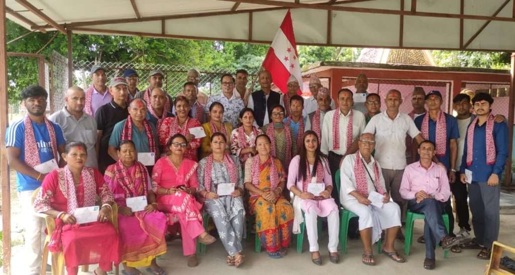बिर्तामोड-९ मा नेपाली कांग्रेस वडा समितिको १५ औं अधिवेशन सम्पन्न ।