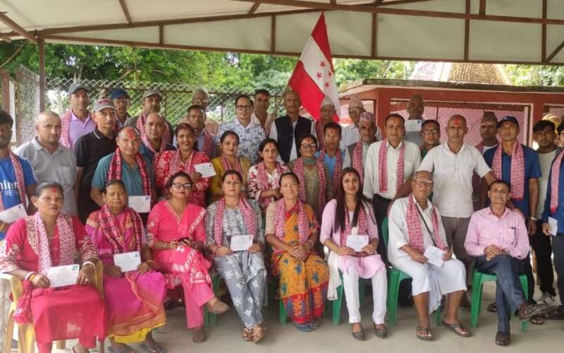 बिर्तामोड-९ मा नेपाली कांग्रेस वडा समितिको १५ औं अधिवेशन सम्पन्न ।